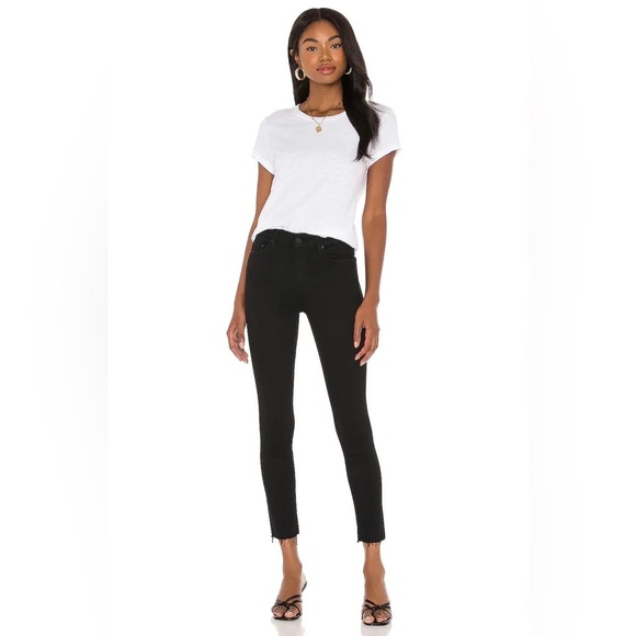 MOTHER Denim The Looker Ankle Fray in Not Guilty, size 28 - Picture 3 of 14